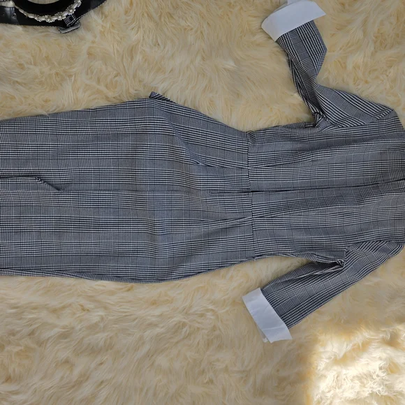 Unique Vintage I Love Lucy Size 4 Black and White Checkered Dress Headband - Picture 4 of 5